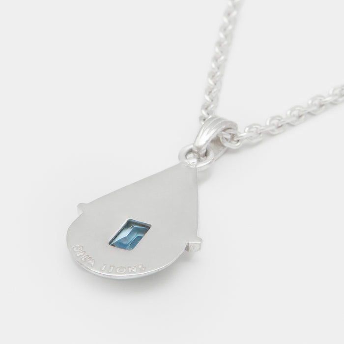 Villa Birthstone Necklace in Silver