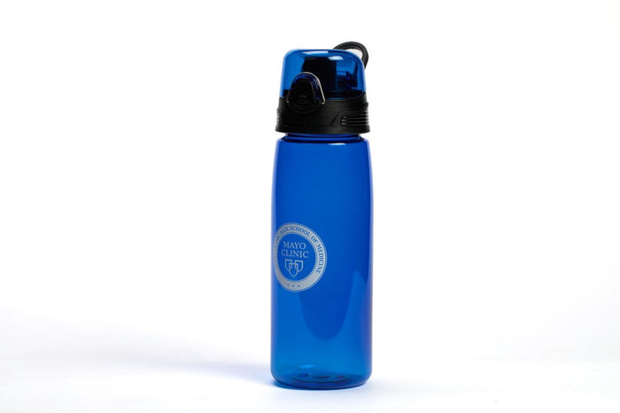 Water bottle, school logo