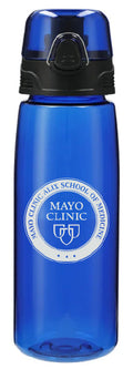 Water bottle, school logo
