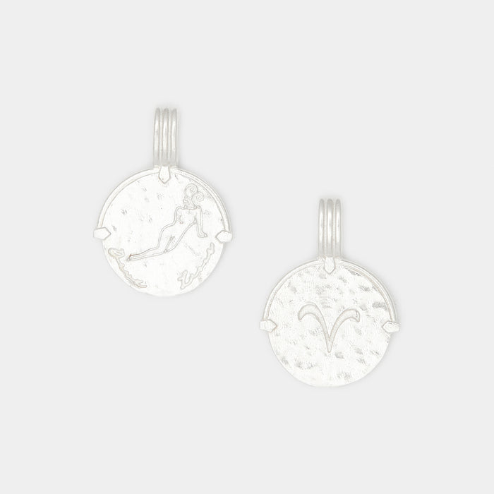 Zodiac Necklace in Silver for Him
