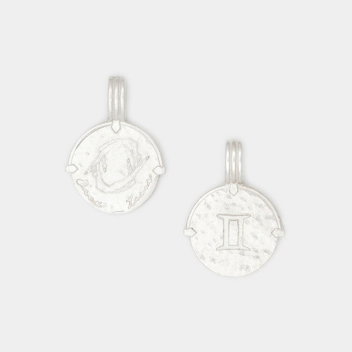 Zodiac Necklace in Silver for Him
