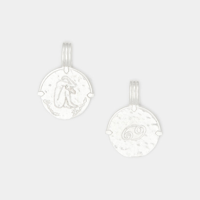 Zodiac Necklace in Silver for Him