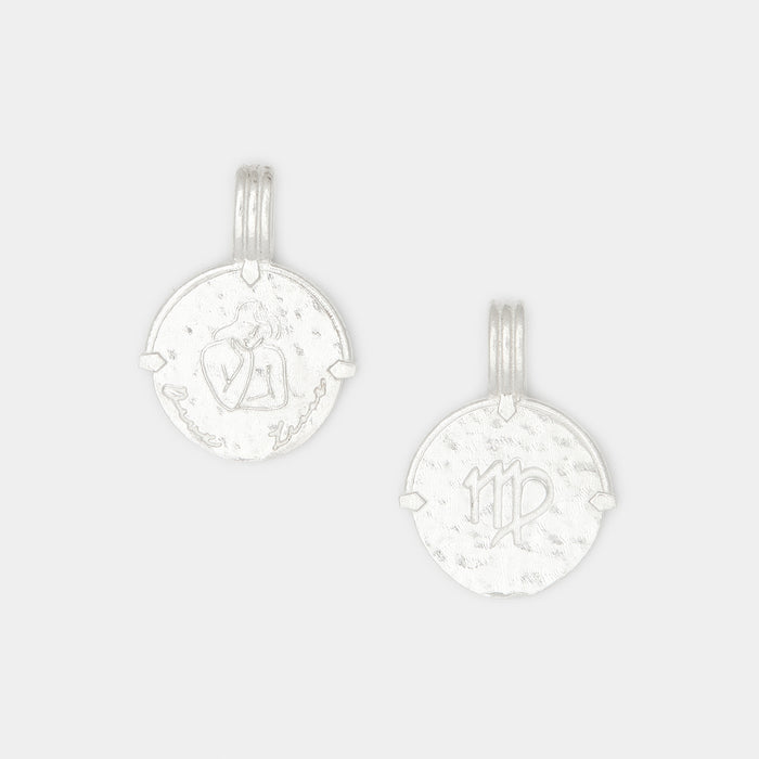 Zodiac Necklace in Silver for Him
